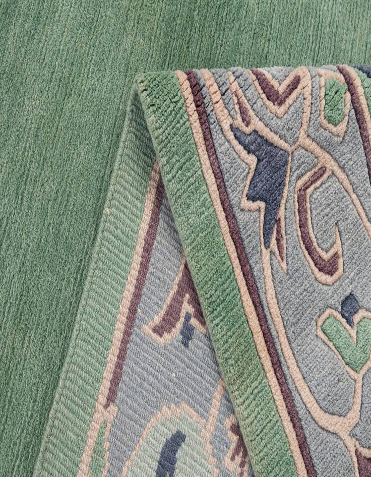 Detail image of  6' 7 x 9' 10  Hand Knotted Nepal Wool Rug