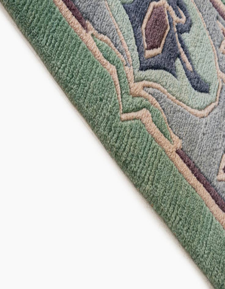 Detail image of  6' 7 x 9' 10  Hand Knotted Nepal Wool Rug