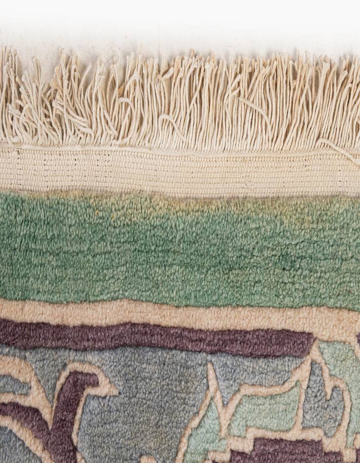 Detail image of  6' 7 x 9' 10  Hand Knotted Nepal Wool Rug