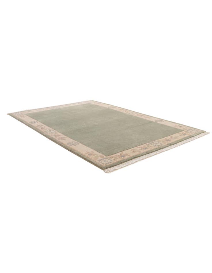 Detail image of  3' 11 x 5' 10  Hand Knotted Nepal Wool Rug