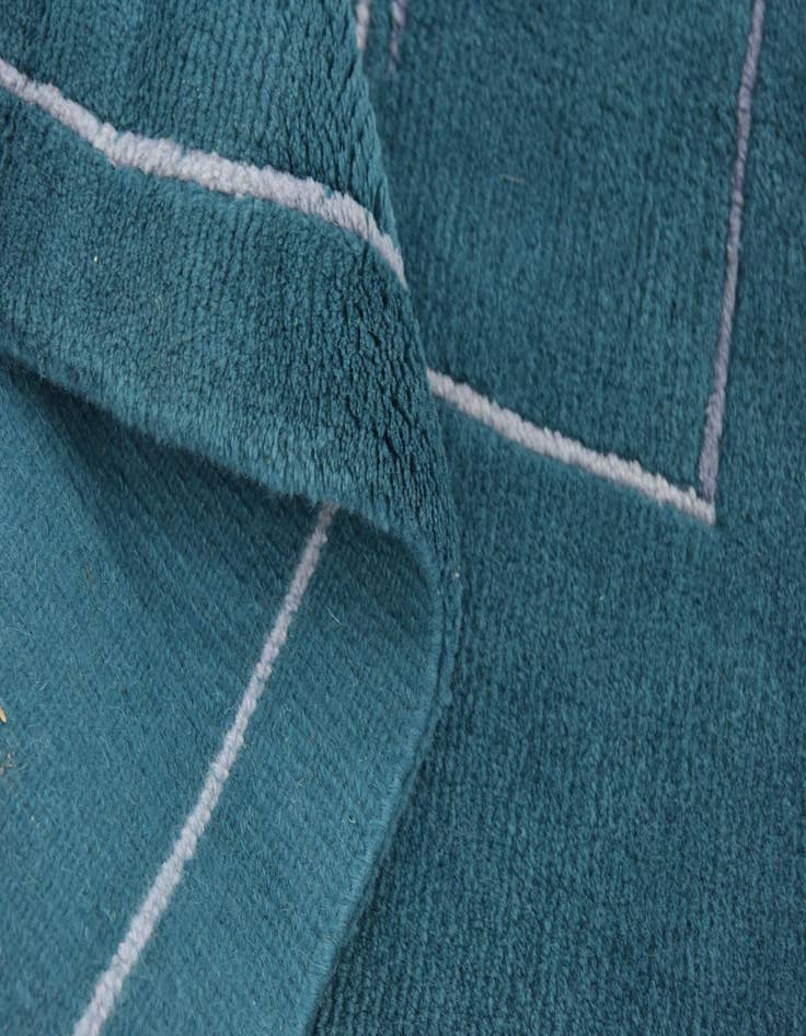 Detail image of  4' 7 x 6' 4  Hand Knotted Nepal Wool Rug