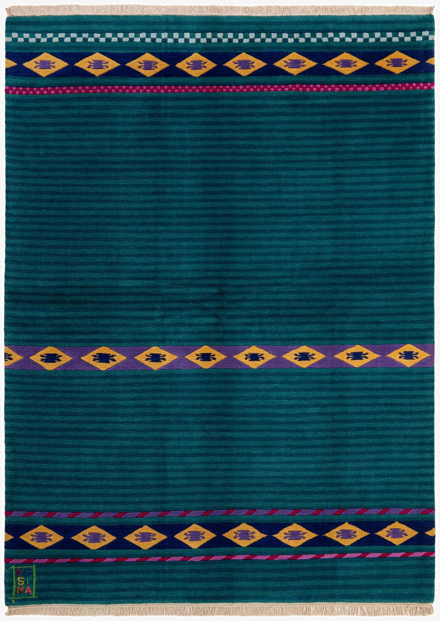  5' 9 x 7' 10  Hand Knotted Nepal Wool Rug