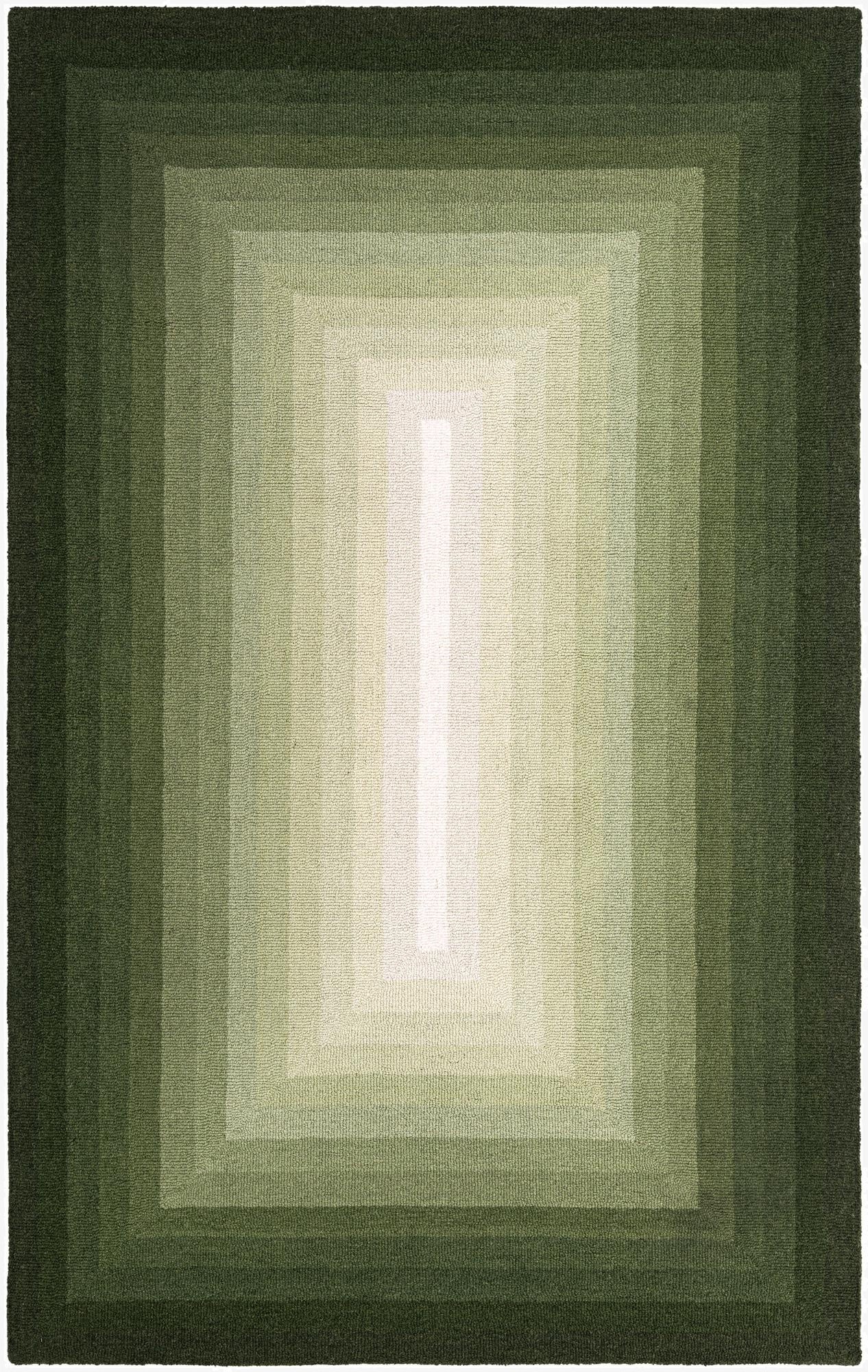  5' 1 x 8' Ombre Wool Rug