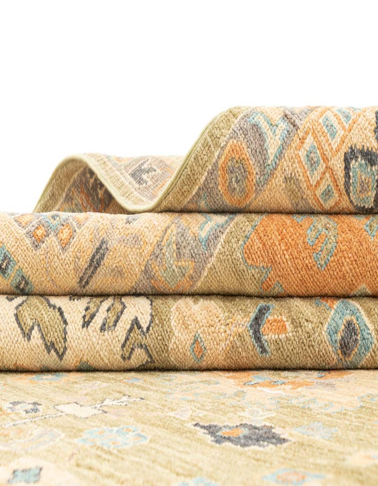 Detail image of  7' 10 x 10' 1  Hand Knotted Oushak Rug