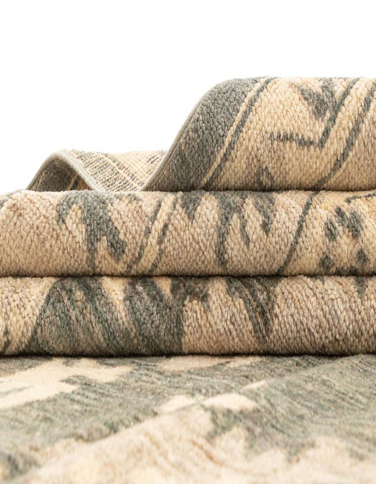 Detail image of  8' 9 x 11' 10  Hand Knotted Oushak Rug