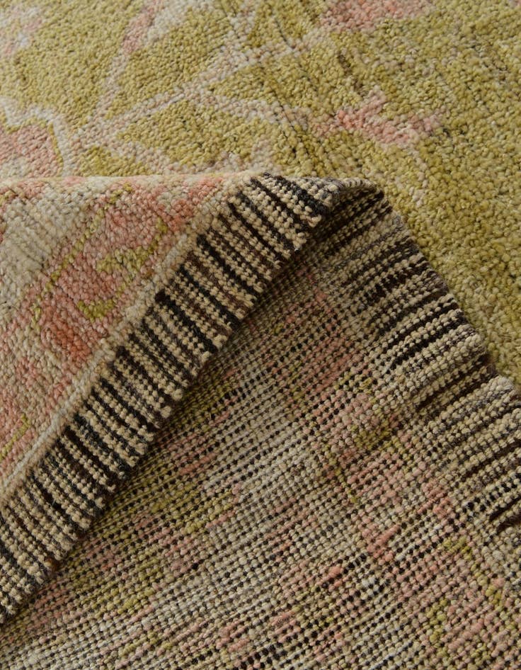 Detail image of 9' 1 x 12' Hand Knotted Oushak Wool Rug