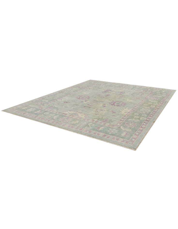 Detail image of 8' 5 x 10' Hand Knotted Oushak Wool Rug