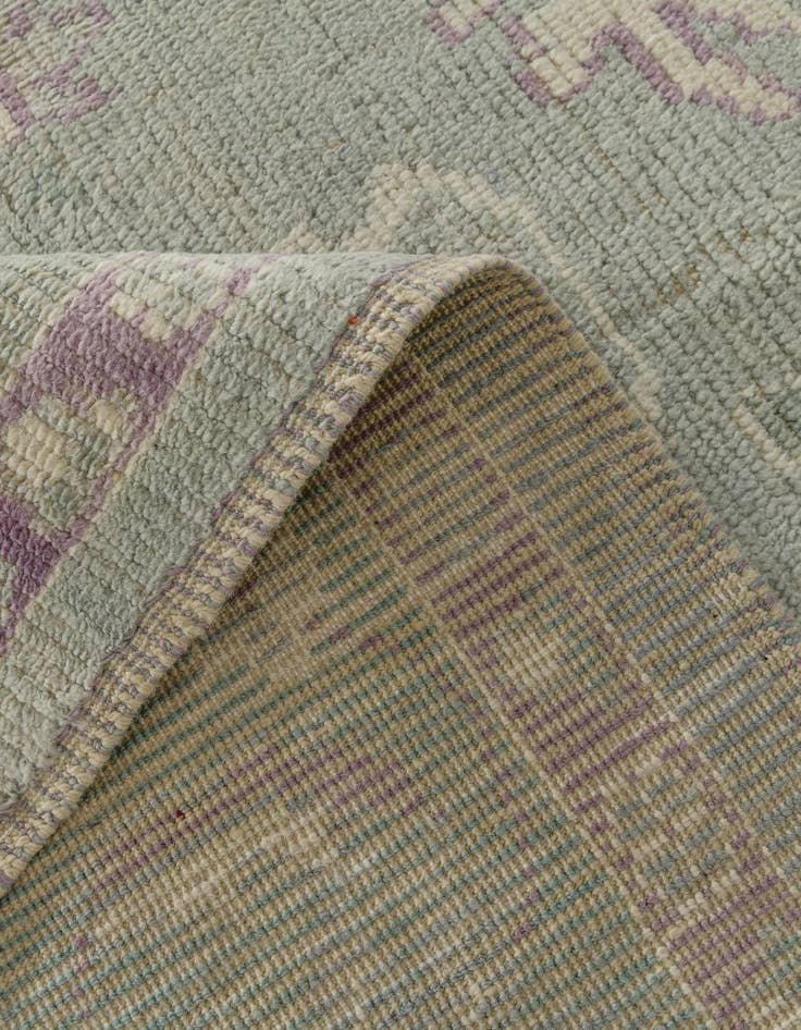 Detail image of 8' 5 x 10' Hand Knotted Oushak Wool Rug