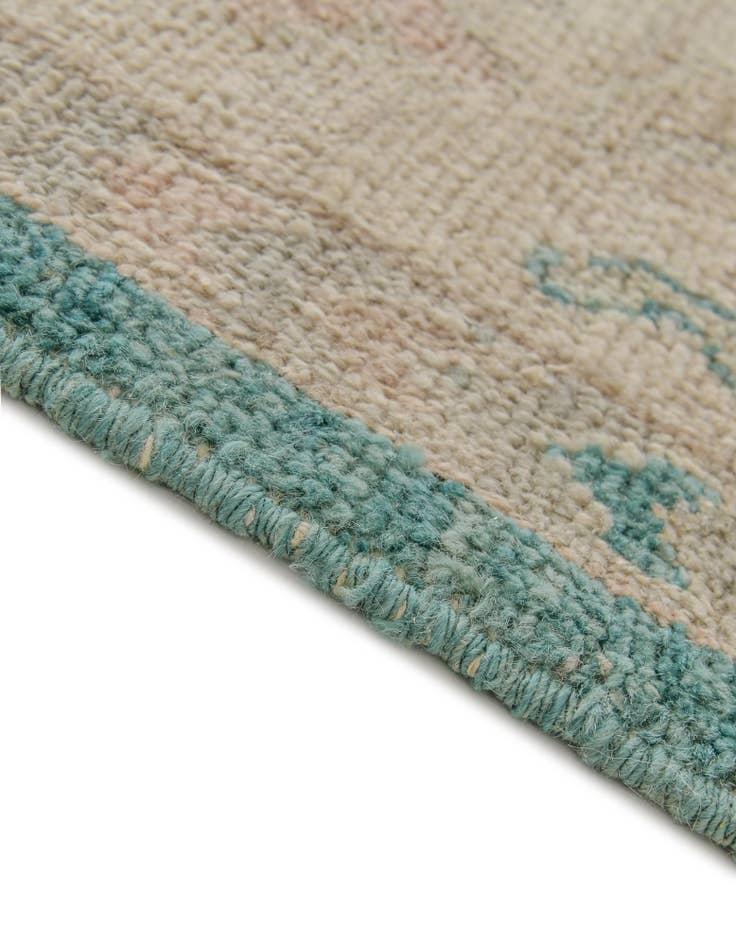 Detail image of 8' 2 x 9' 8 Hand Knotted Oushak Wool Rug