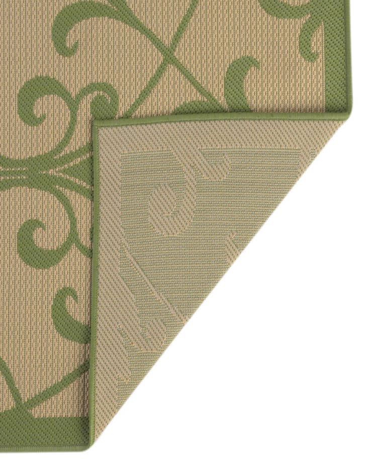 Detail image of  8' x 11' 4  Washable Botanical Indoor / Outdoor Rug