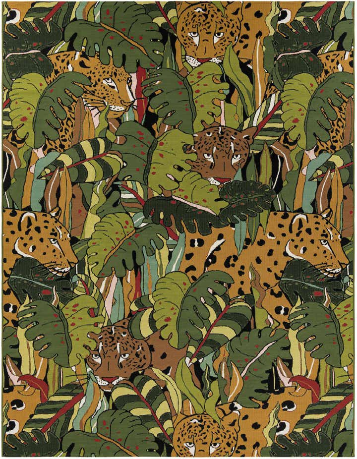 7' 10 x 10' Botanical Indoor / Outdoor Rug