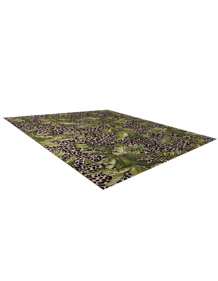 Detail image of  10' x 13'  Washable Botanical Indoor / Outdoor Rug