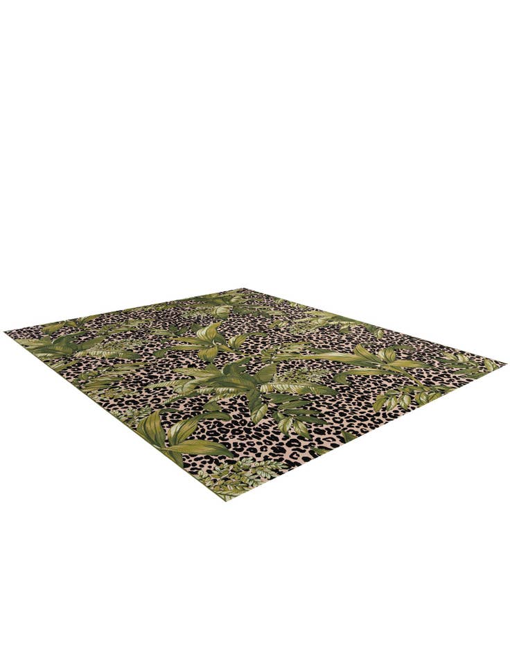 Detail image of  10' x 13'  Washable Botanical Indoor / Outdoor Rug