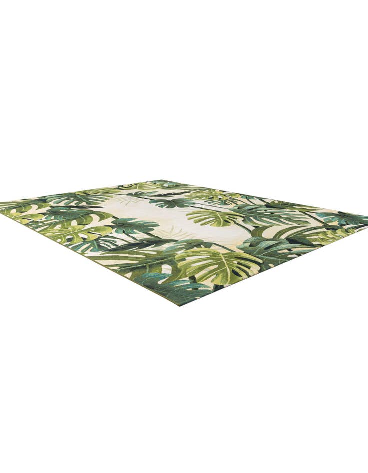 Detail image of  9' x 12'  Washable Botanical Indoor / Outdoor Rug