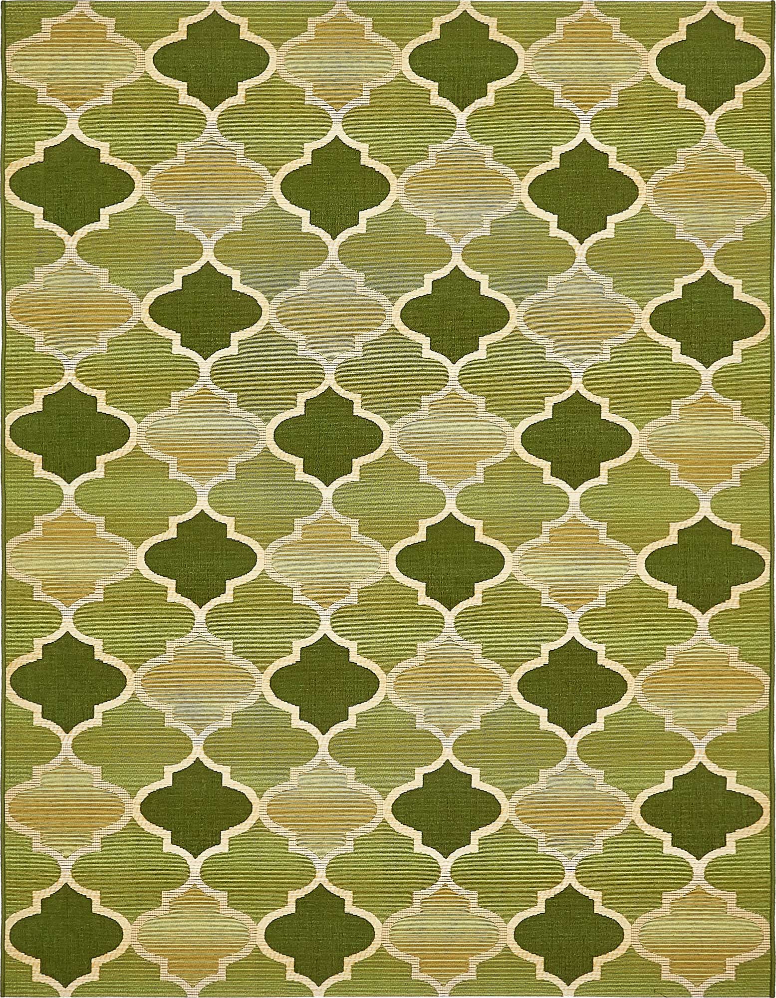 Primary image  5' 3 x 8'  Washable Lattice Indoor / Outdoor Rug