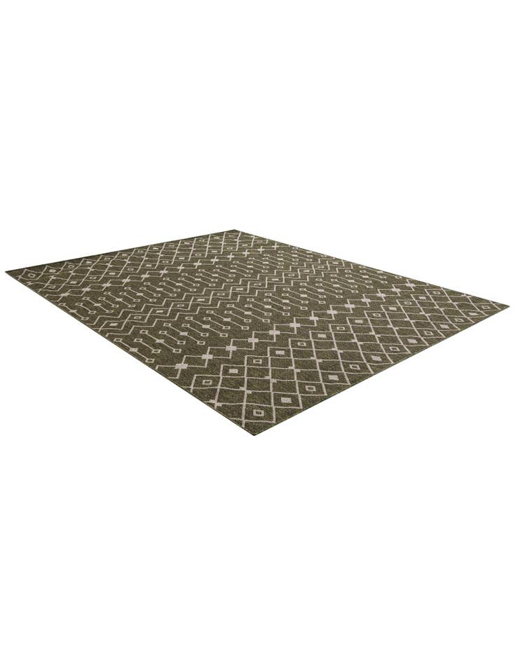 Detail image of  7' 10 x 10'  Washable Lattice Indoor / Outdoor Rug