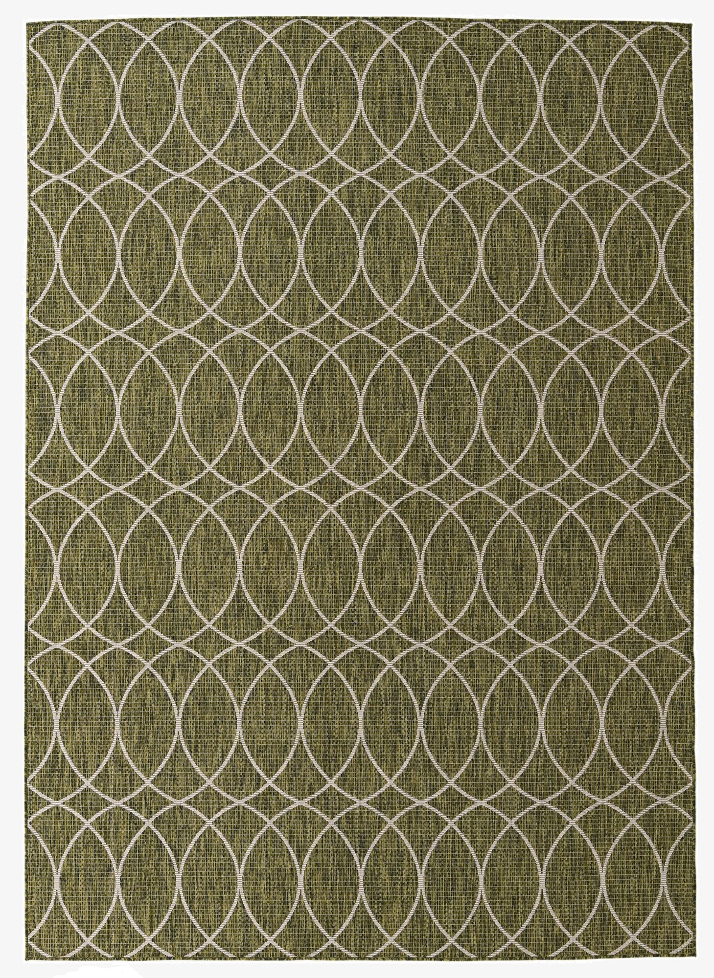  7' 10 x 11'  Washable Lattice Indoor / Outdoor Rug