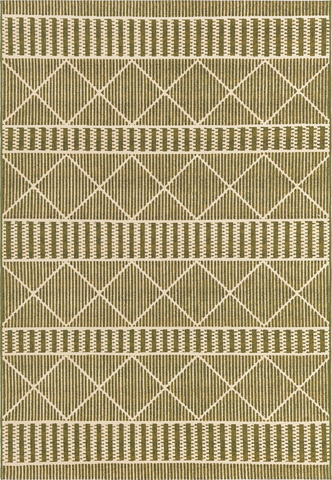  4' x 6'  Washable Lattice Indoor / Outdoor Rug