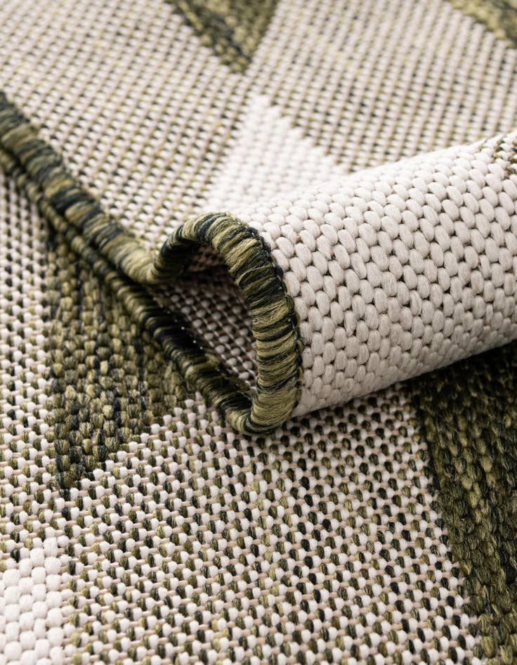 Detail image of  7' 10 x 10'  Washable Modern Indoor / Outdoor Rug