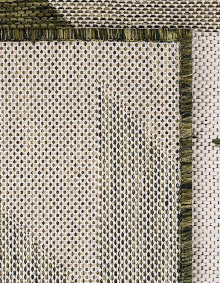 Detail image of  7' 10 x 10'  Washable Modern Indoor / Outdoor Rug