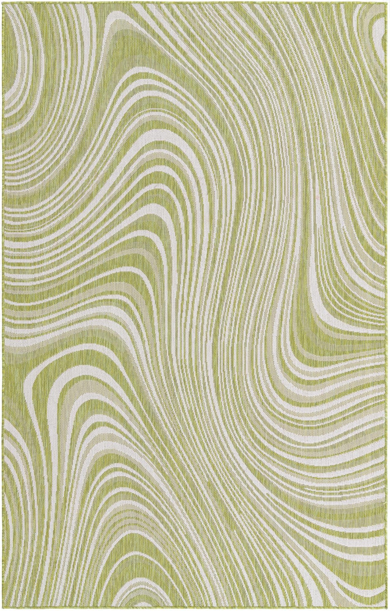  6' x 9'  Washable Modern Indoor / Outdoor Rug