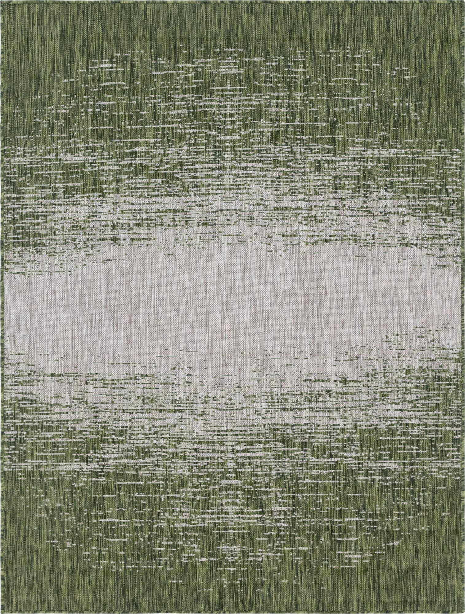  9' x 12'  Washable Modern Indoor / Outdoor Rug