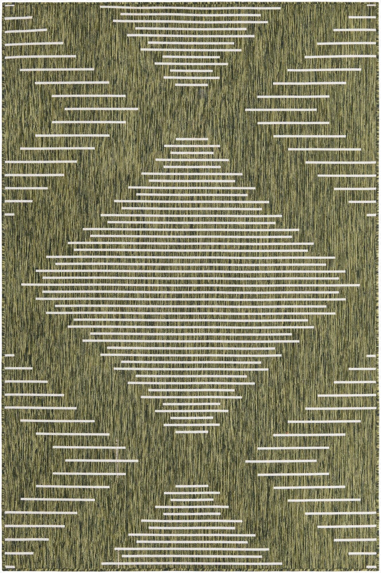  5' 3 x 8'  Washable Modern Indoor / Outdoor Rug