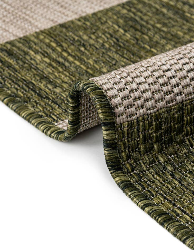 Detail image of  10' x 13'  Washable Ribbon Indoor / Outdoor Rug