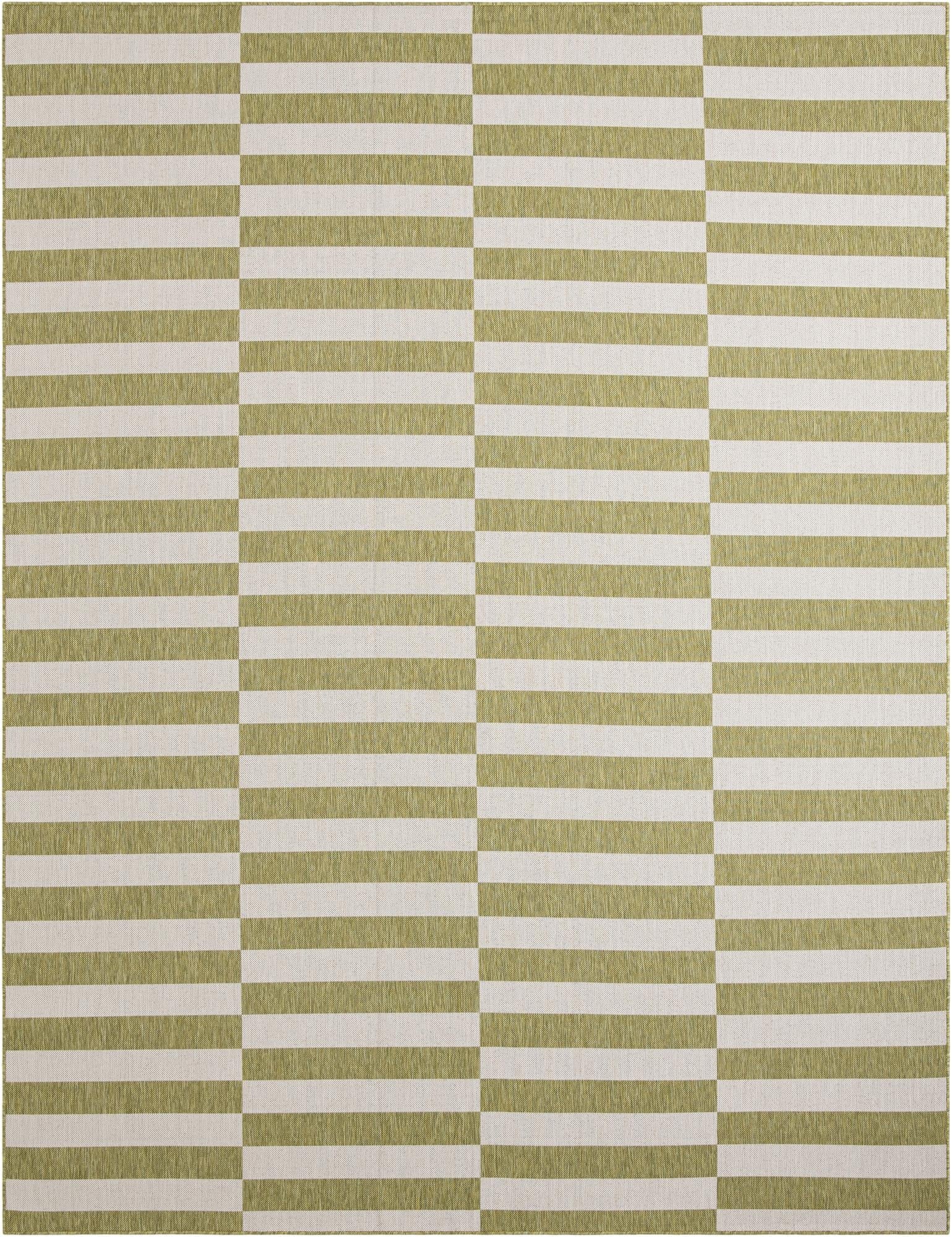  10' x 13'  Washable Ribbon Indoor / Outdoor Rug