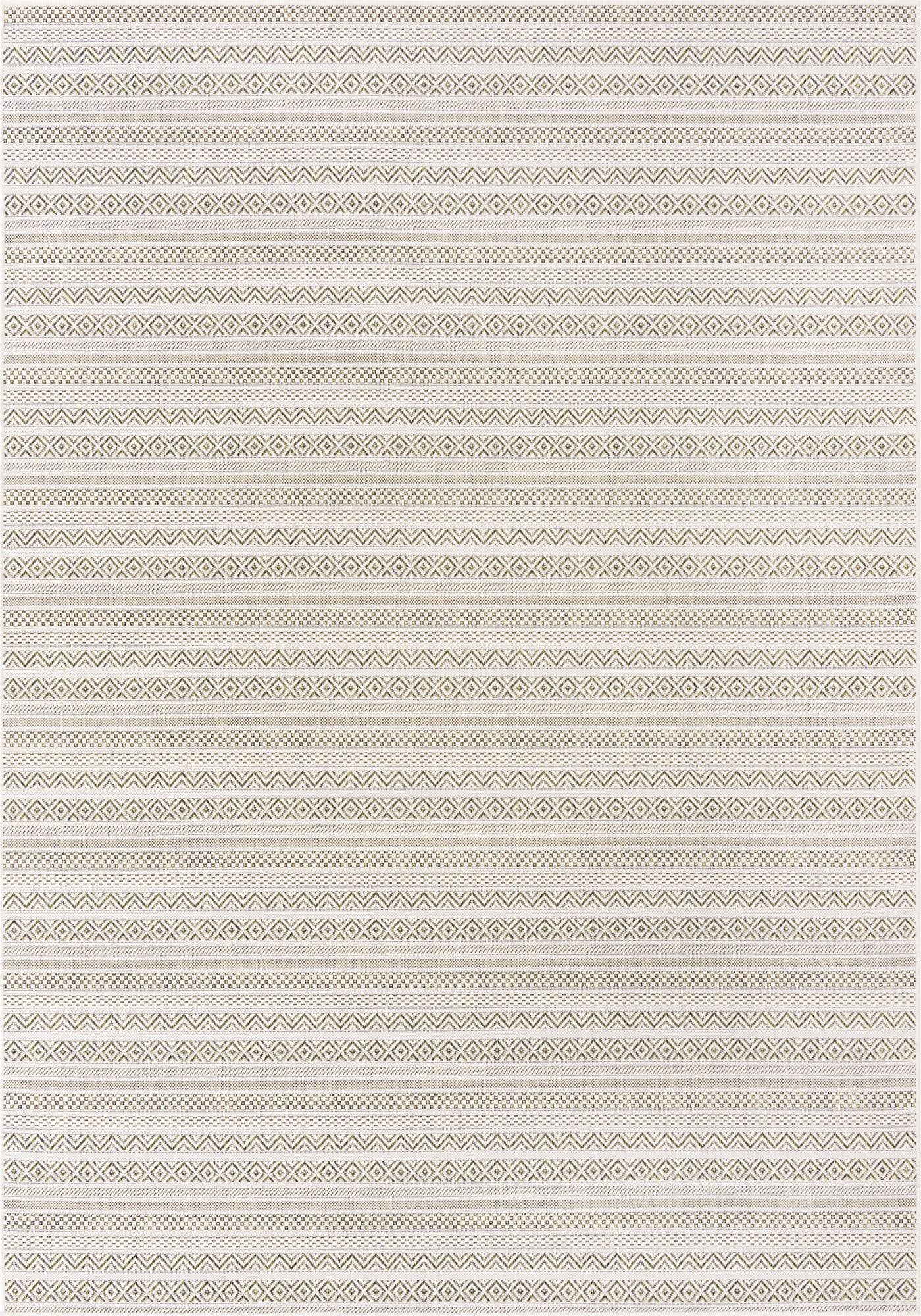  7' x 10'  Washable Ribbon Indoor / Outdoor Rug