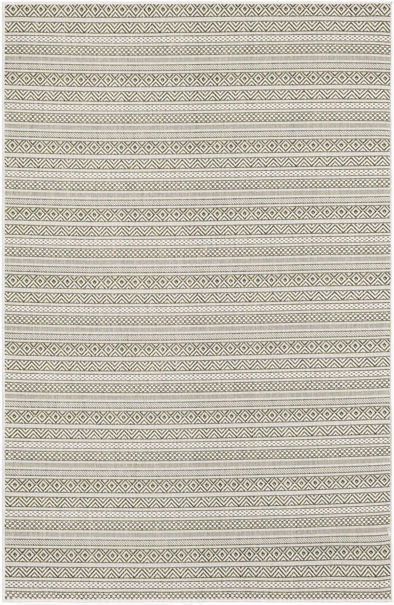  5' 3 x 8'  Washable Ribbon Indoor / Outdoor Rug