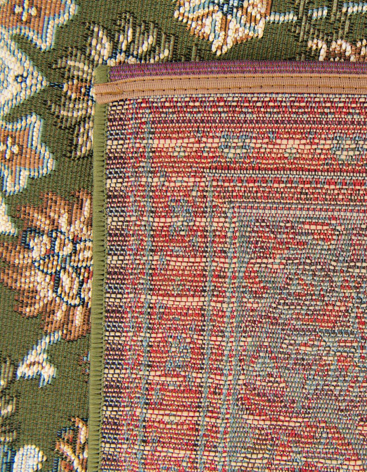 Detail image of  5' 3 x 8'  Washable Traditional Indoor / Outdoor Rug