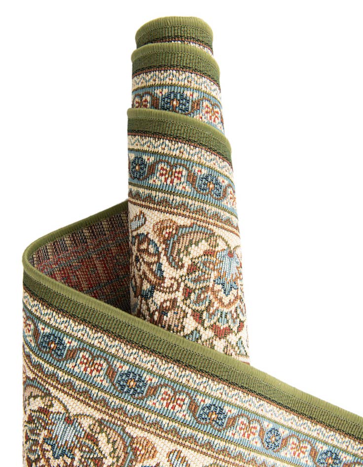 Detail image of  5' 3 x 8'  Washable Traditional Indoor / Outdoor Rug