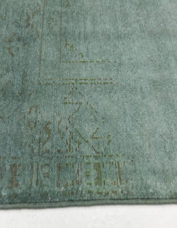 Detail image of  5' 4 x 7' 9  Hand Knotted Over-Dyed Ziegler Oriental Rug