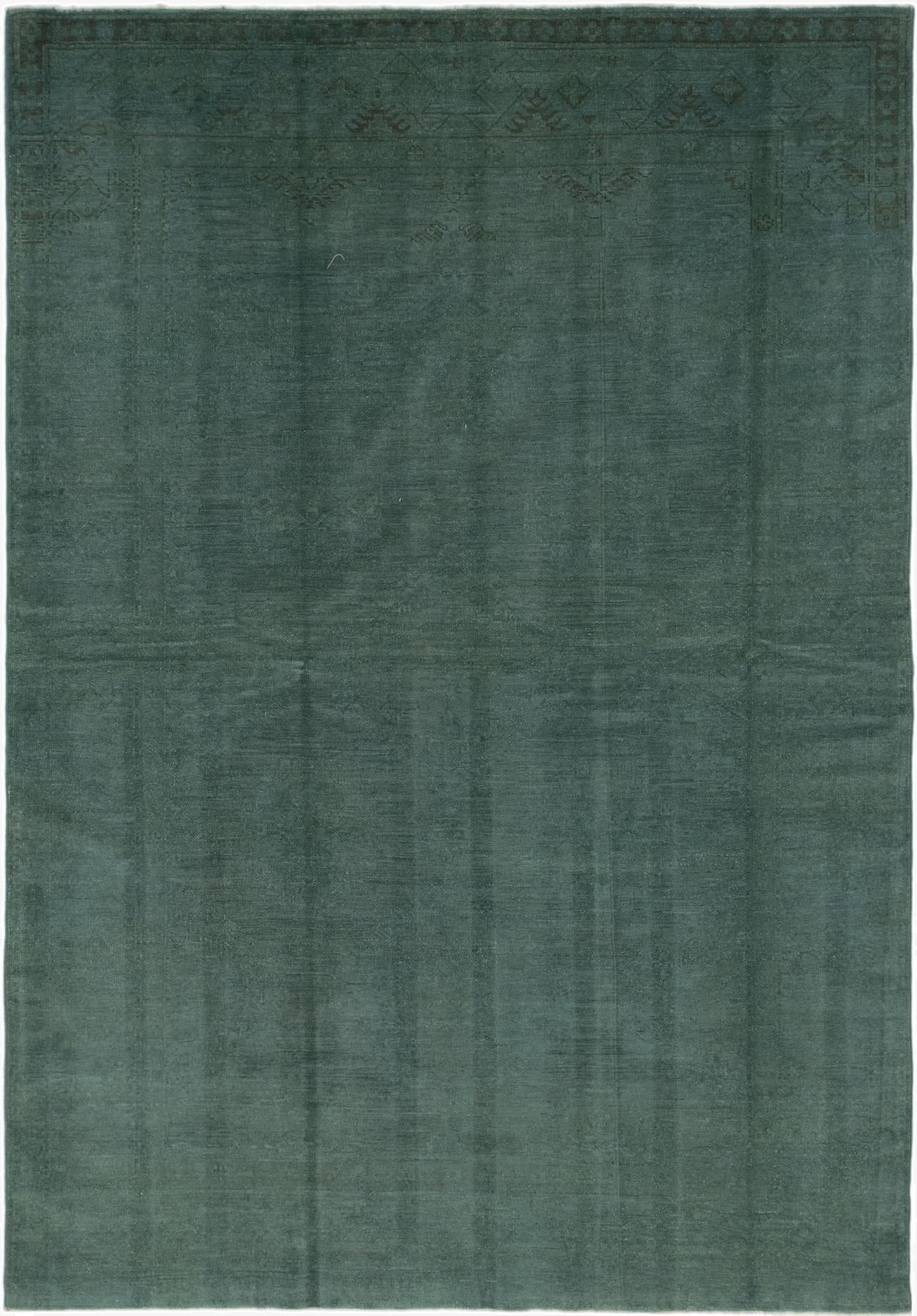  5' 4 x 7' 9  Hand Knotted Over-Dyed Ziegler Oriental Rug