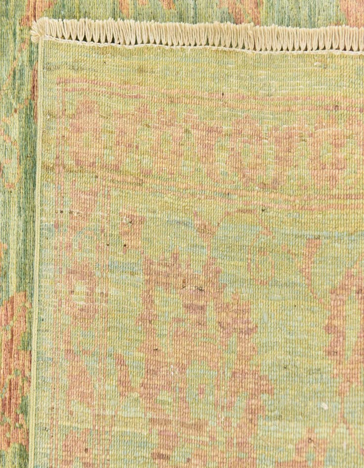 Detail image of  6' x 8' 10  Hand Knotted Peshawar Ziegler Rug