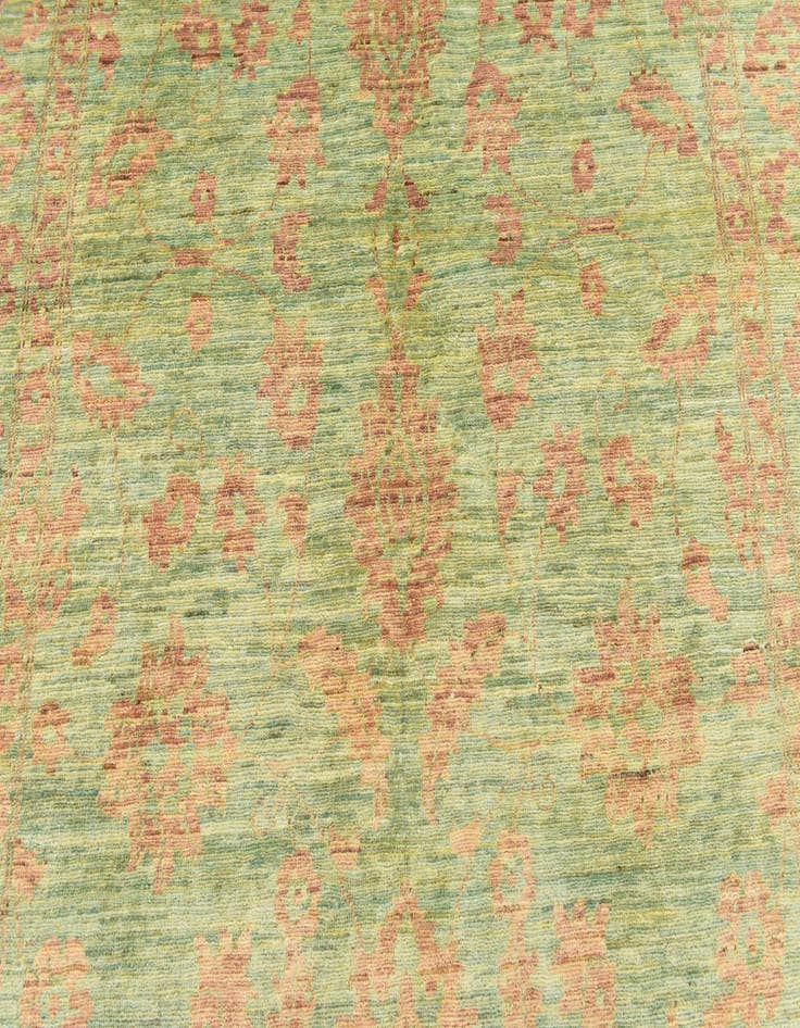 Detail image of  6' x 8' 10  Hand Knotted Peshawar Ziegler Rug