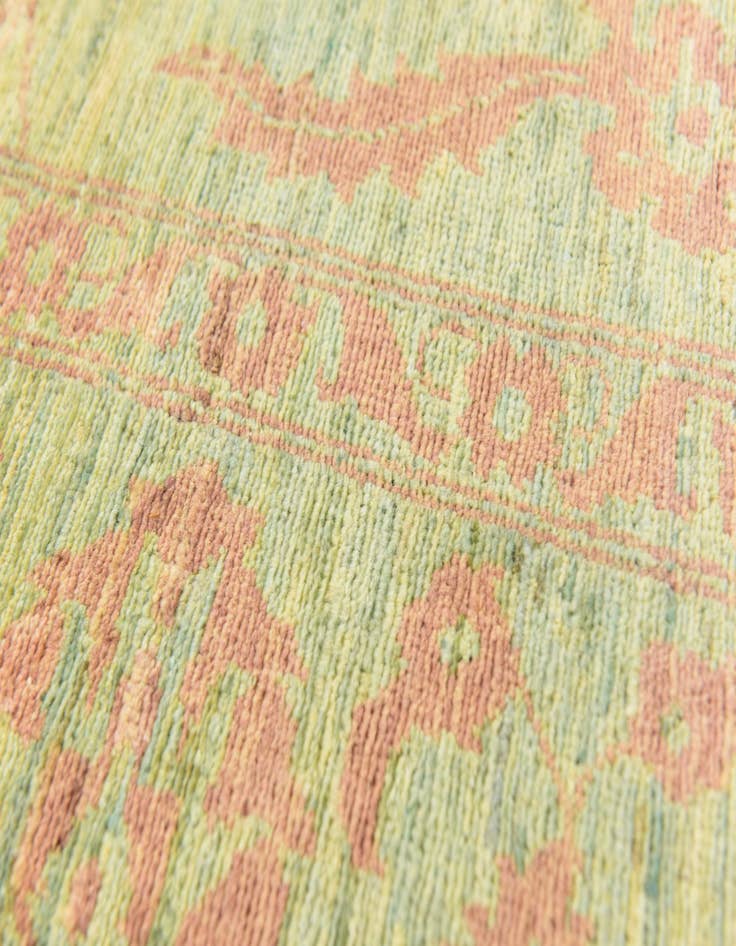 Detail image of  6' x 8' 10  Hand Knotted Peshawar Ziegler Rug