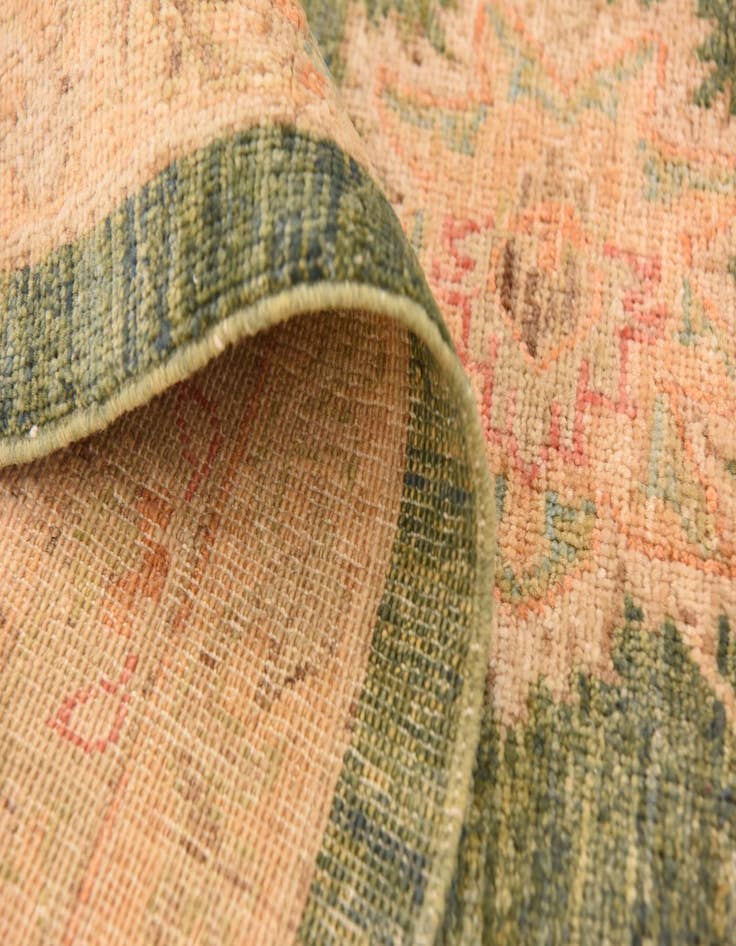 Detail image of  9' 11 x 12' 11  Hand Knotted Peshawar Ziegler Rug