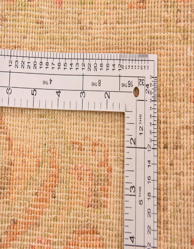 Detail image of  9' 11 x 12' 11  Hand Knotted Peshawar Ziegler Rug