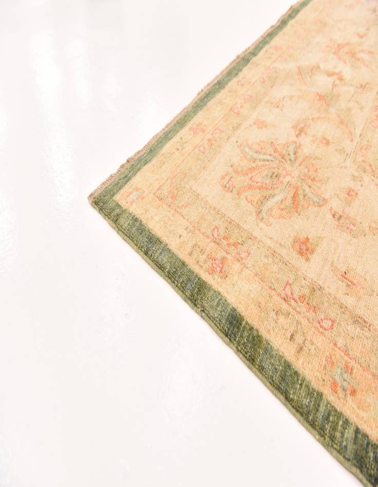 Detail image of  9' 11 x 12' 11  Hand Knotted Peshawar Ziegler Rug