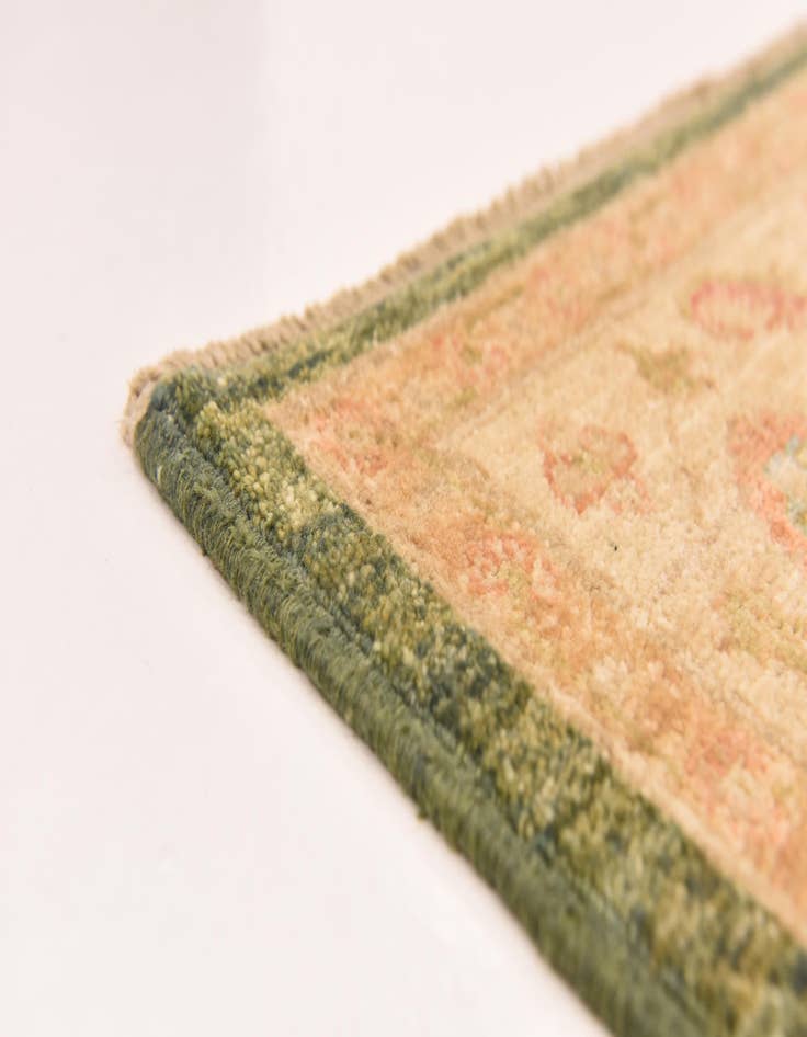 Detail image of  6' 9 x 10' 2  Hand Knotted Peshawar Ziegler Rug