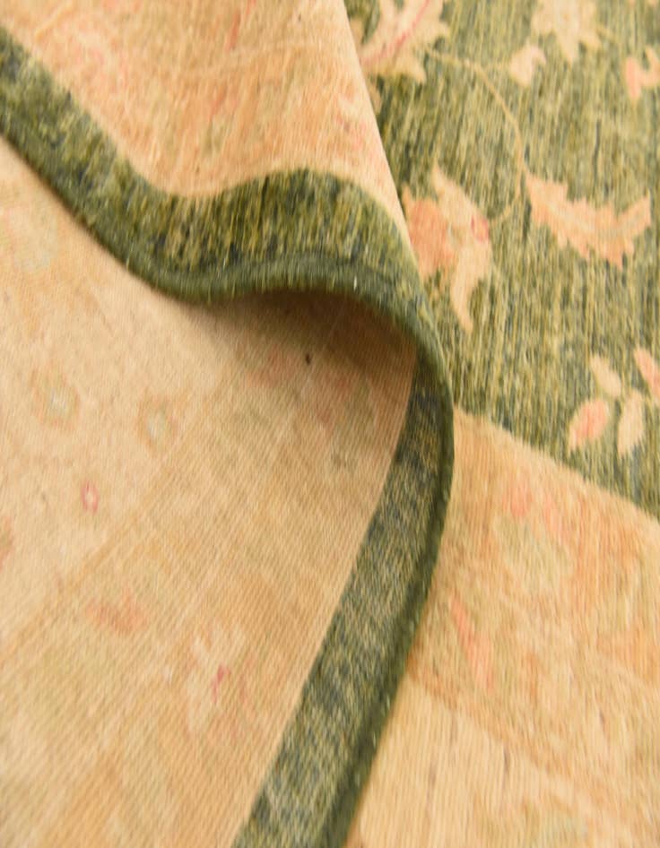Detail image of  8' 3 x 11' 2  Hand Knotted Peshawar Ziegler Rug