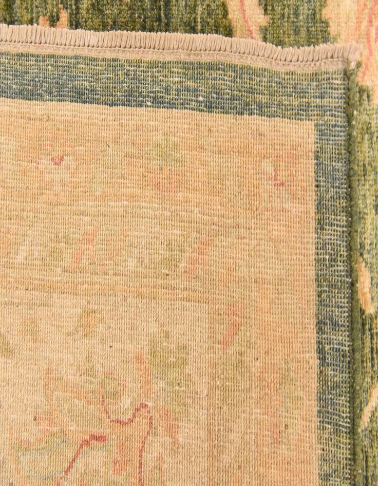 Detail image of  8' 3 x 11' 2  Hand Knotted Peshawar Ziegler Rug