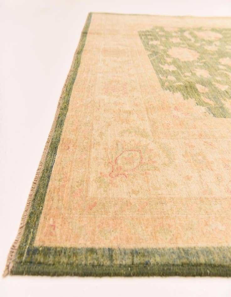 Detail image of  8' 3 x 11' 2  Hand Knotted Peshawar Ziegler Rug