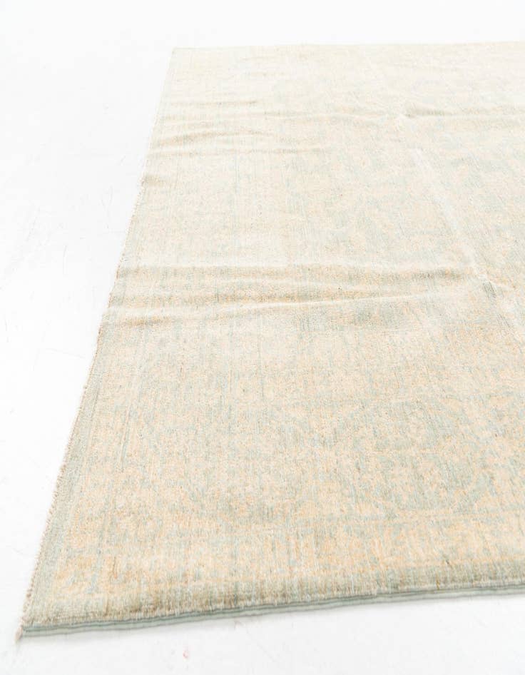 Detail image of  6' 9 x 9' 6  Hand Knotted Peshawar Ziegler Oriental Rug