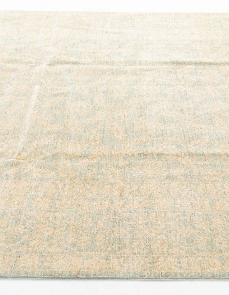 Detail image of  6' 9 x 9' 6  Hand Knotted Peshawar Ziegler Oriental Rug