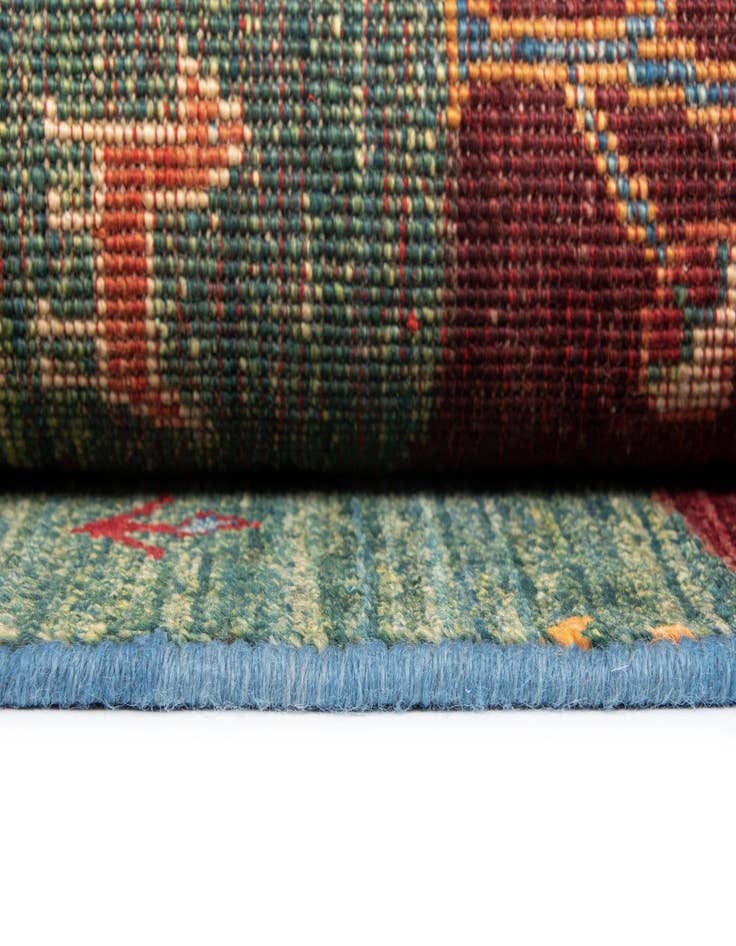 Detail image of  5' 6 x 8' Rubin Wool Rug