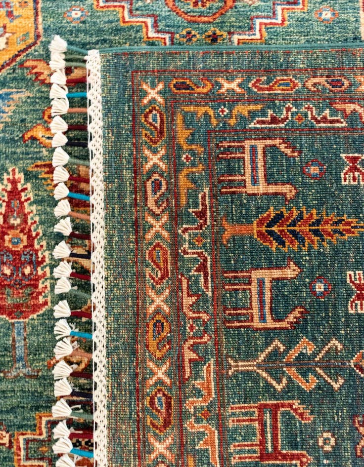 Detail image of 6' 8 x 10' 1 Samarkand Wool Rug