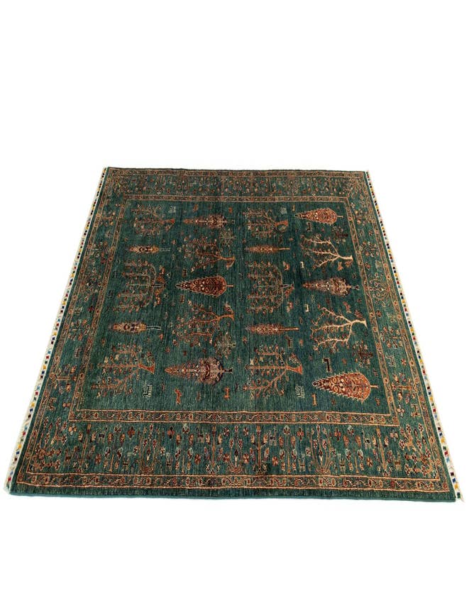 Detail image of 6' 2 x 9' 4 Samarkand Wool Rug